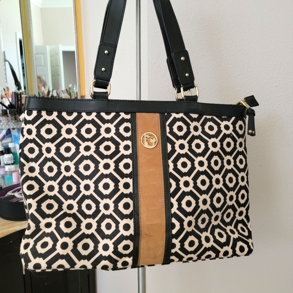 Spartina 449 Handbags - Spartina 449 tote bag nwot leather and linen material